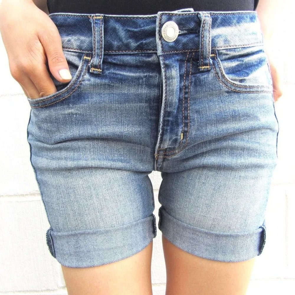 American Eagle Outfitters Light-Blue Shorts